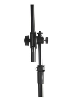 Generic Adjustable Dual Microphone Stand Tripod Mic Stand Holder with Boom Arm & 2x Mic Clips  - Image 2