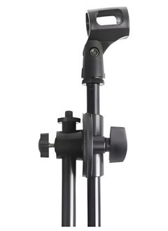 Generic Adjustable Dual Microphone Stand Tripod Mic Stand Holder with Boom Arm & 2x Mic Clips  - Image 3