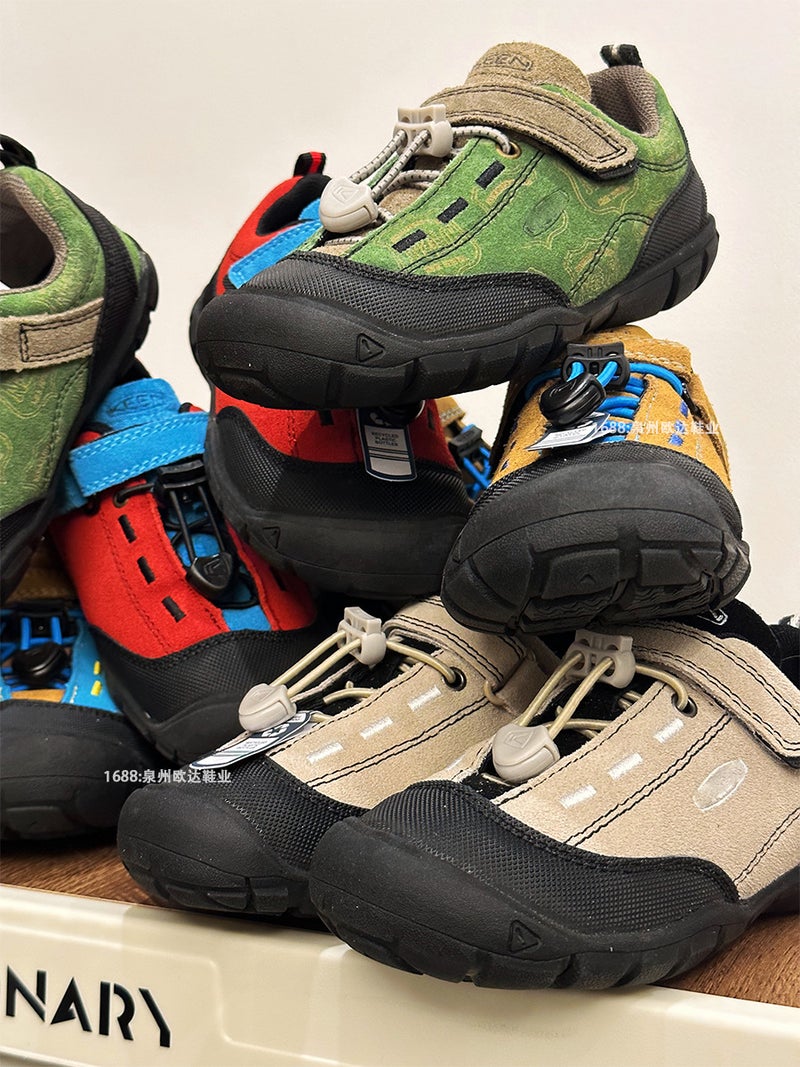 Jasper New Spring Outdoor Hiking Shoes Anti-Velvet Cowhide Casual Sneaker Boys Girls Middle School Children - Image 3