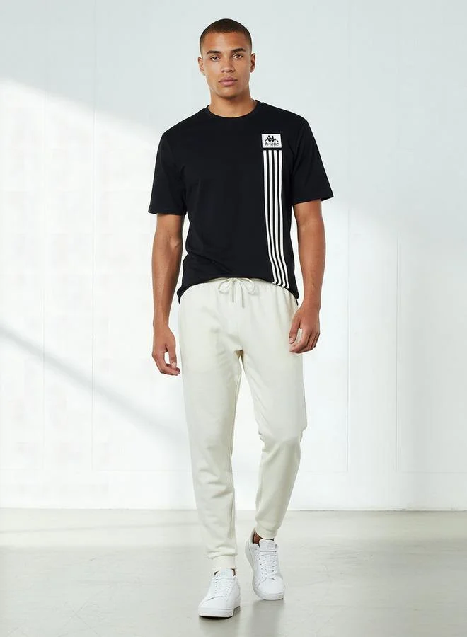 Kappa Kappa Textured Joggers with Elasticated Waist