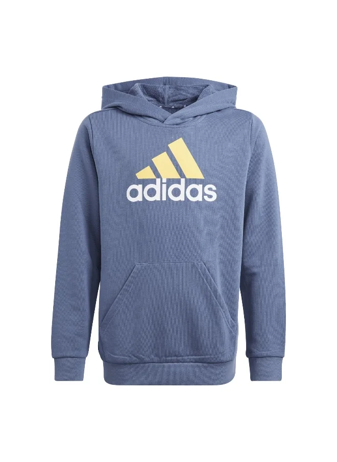 اديداس adidas U Bl 2 Hoodie Blue Training Sweatshirts 7-8Y