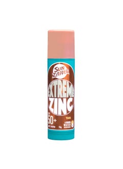 Sun Zapper Sun Zapper (Tan) Extreme Zinc Stick - Tan Skin Tone Mineral Sunscreen Stick SPF50+ UVA/UVB+ Unbeatable Sun Protection Sunblock, Sun Cream Made in Australia  - Image 1