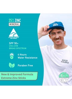 Sun Zapper Sun Zapper (Tan) Extreme Zinc Stick - Tan Skin Tone Mineral Sunscreen Stick SPF50+ UVA/UVB+ Unbeatable Sun Protection Sunblock, Sun Cream Made in Australia  - Image 5