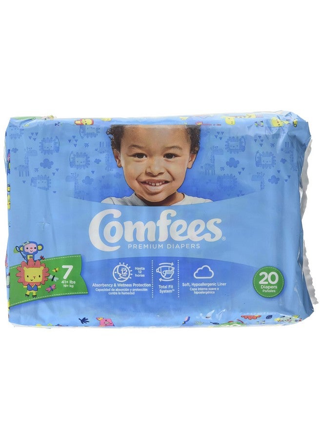 Comfees Attends® Comfees® Premium Baby Diapers Size 7 Case Of 80 - Image 2