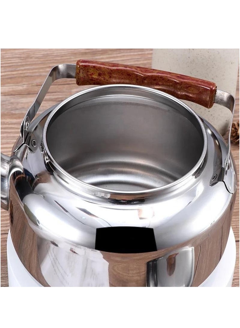 Smart Kitchen Tea kettle Steel medium size 1 liter silver  - Image 3