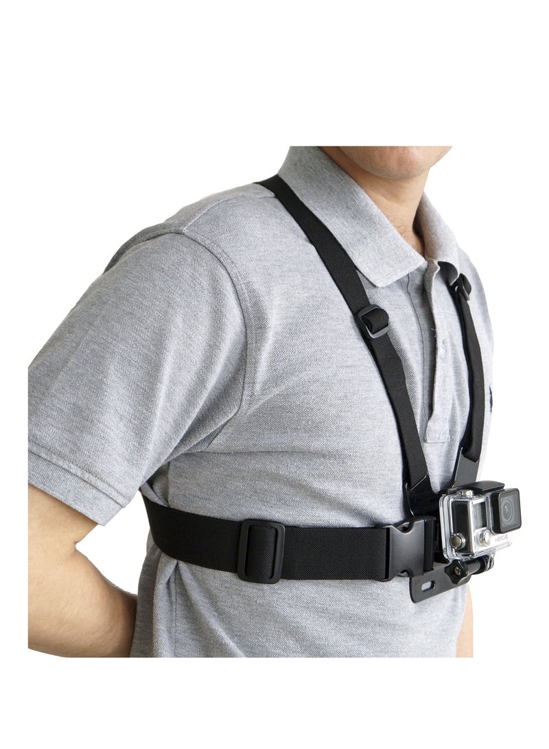 SYOSI Body Mount Bundle Compatible with Gopro Hero 8, 7, 6, 5, Black Session, Hero 4, Session, Black, Silver, 3+, 3, DJI Osmo Action - Chest Harness Mount/Head Strap Mount/Wrist Mount/J-Hook - Image 2