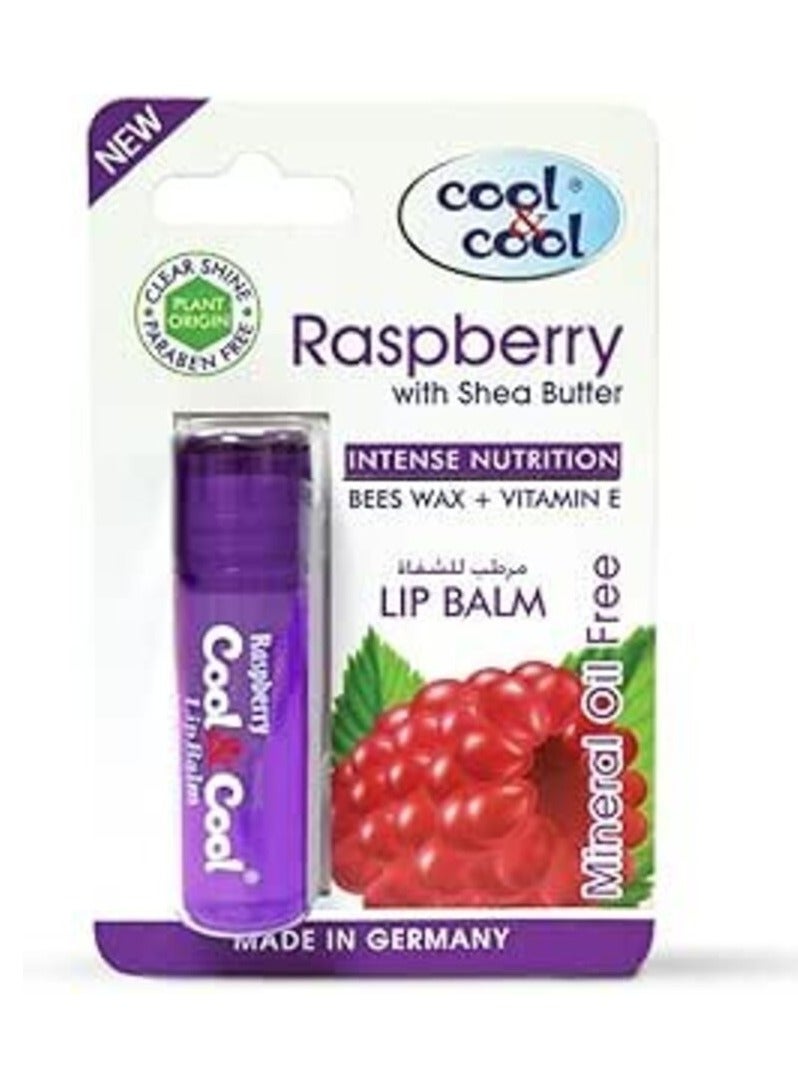 Cool & Cool Balm 4.60g Intense Nutrition Raspberry With Shea Butter - Image 1