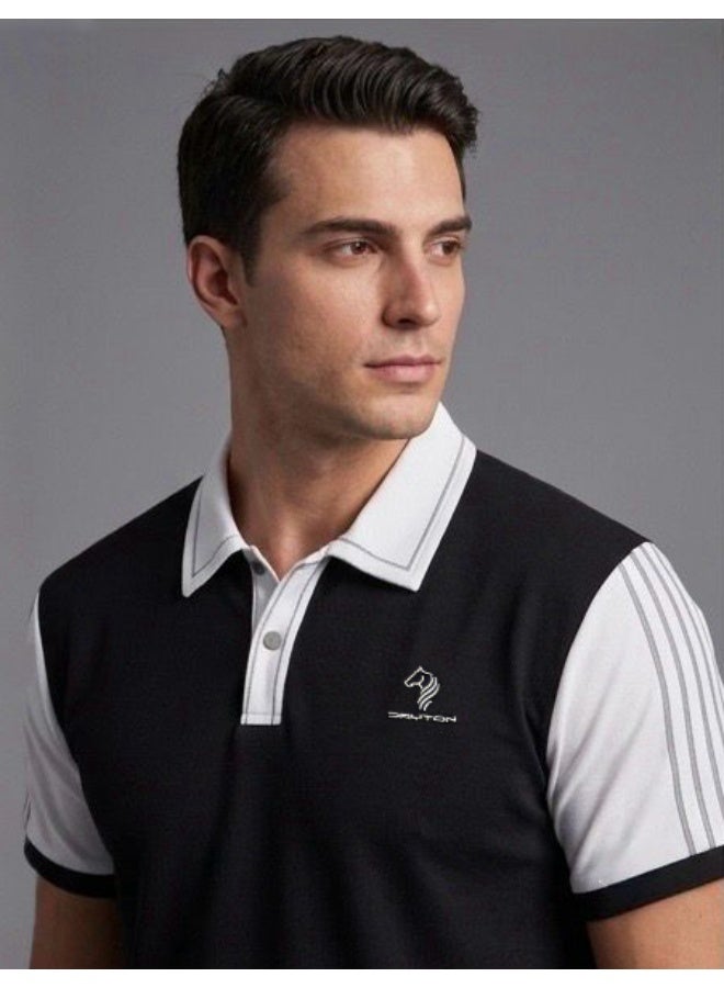 Dayton Men's Polo T-Shirt | Pure Cotton Regular-Fit Tee In Basic Colors | Comfortable And Stylish Everyday Wear - Image 2