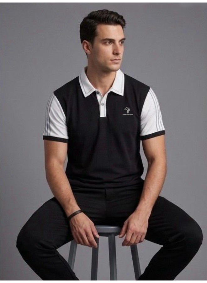 Dayton Men's Polo T-Shirt | Pure Cotton Regular-Fit Tee In Basic Colors | Comfortable And Stylish Everyday Wear - Image 3