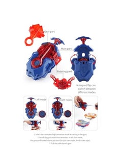 Generic Battling Top Bay Spinning Toys - Bey Burst Spin Toy Booster B-34 Victory Valkyrie/Valtryek Battle Metal Fusion Starter Fight with DB B-184 Left Right Spin Launcher Toy (B-34)  - Image 3