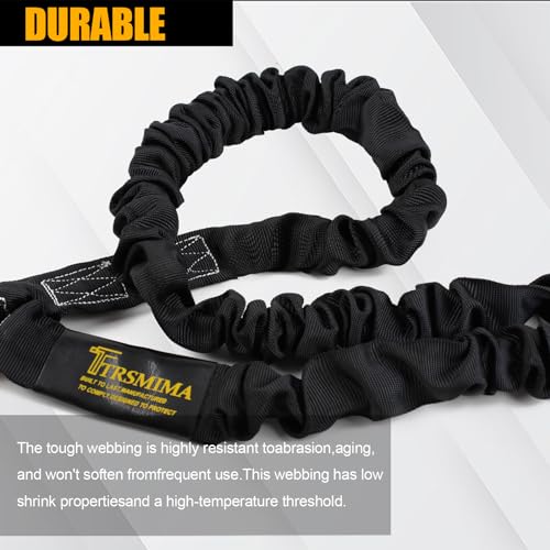 TT TRSMIMA TRSMIMA Safety Harness Lanyard Retractable - Fall Protection Climbing Tree Strap 6 FT Single Leg Internal Shock Absorbing with Hook - Image 3