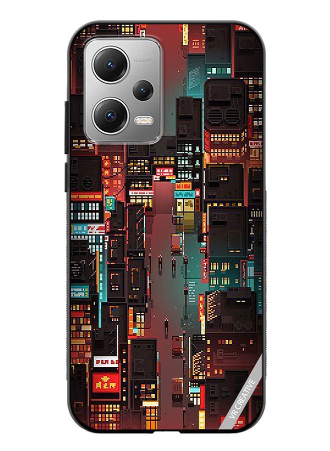 VR CREATIVE Protective Case Cover For Xiaomi Redmi Note 12 Street Of Tokyo Design Multicolour - Image 1