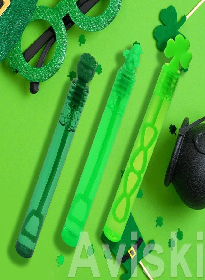 Aviski 81Pcs St Patricks Day Bubble Wands, Mini Bubble Wands for Saint Paddy Day Party Favors, Irish Green Gift Toys for Girls Boys Kids Toddler Adults, Party Bag Stuffers Goodie Bag Filler, Classroom Prizes - Image 4