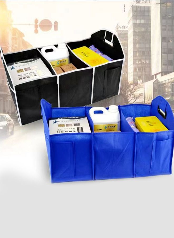 general Car Boot Compartment Organizer 33*33*52 cm Blue - Image 4