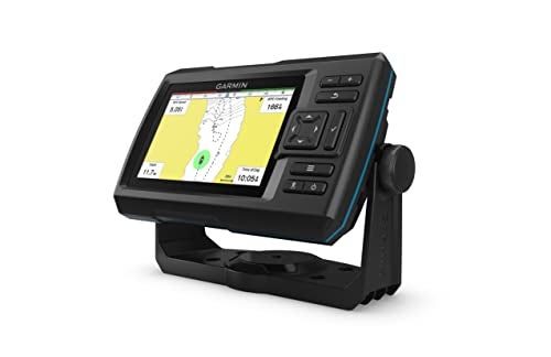 GARMIN جارمن سترايكر فيفيد 5cv، جهاز كشف الأسماك الملون سهل الاستخدام بحجم 5 بوصات ومحول صوتي، لوحات ألوان سونار مسح فيفيد (010-02551-00) - Image 1