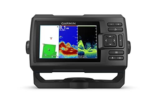 GARMIN جارمن سترايكر فيفيد 5cv، جهاز كشف الأسماك الملون سهل الاستخدام بحجم 5 بوصات ومحول صوتي، لوحات ألوان سونار مسح فيفيد (010-02551-00) - Image 2