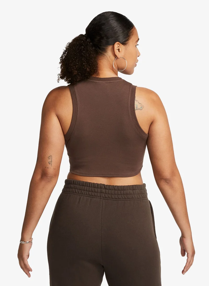 Nike Nsw Essential Ribbed Cropped Tank