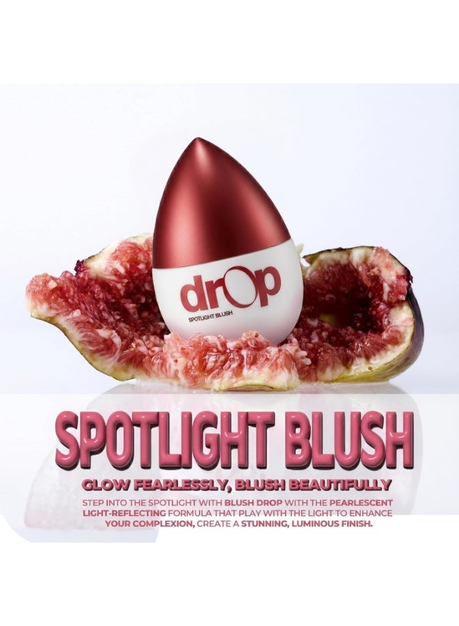 MIGUHARA Spotlight Blush Drop (Sugar Fairy) – Luminous Rosy Liquid Blush – Skincare-Infused Hydrating Formula for a Natural Glow – Vegan, Buildable Color for All Skin Types (1.01 fl oz) - Image 4
