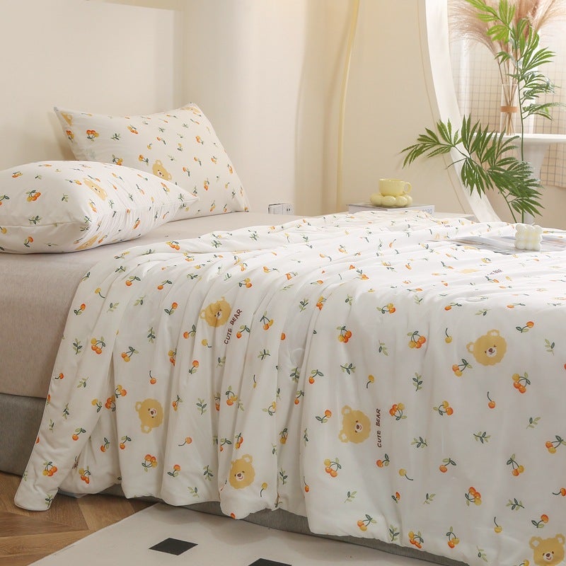 Class A Cool Silk Ice Cream Summer Cool Quilt Air Conditioning Quilt Summer Quilt Washable Machine Washable Summer Ice Silk Thin Quilt - Image 5