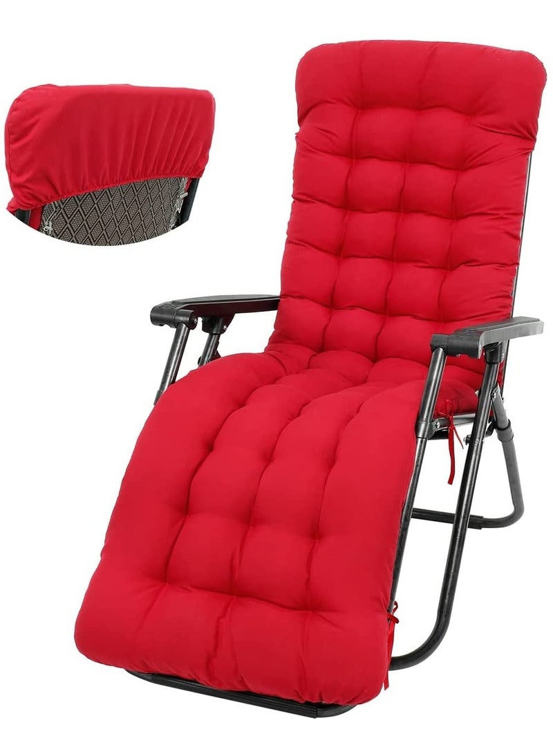 مورو مورو مرتبة كرسي هزاز بظهر – وسادة ناعمة وسميكة مانعة للانزلاق - Image 1