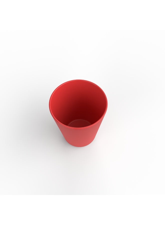 EasyGO Easy-Go Set of Reusable Plastic Cup ( 6 cups ) 280ml BPA Free PP – Microwave, Freezer & Dishwasher Safe - Sunset - Image 2