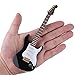 Dselvgvu Wooden Miniature Electric Guitar with Stand and Case Mini Musical Instrument Electric Guitar Replica Collectible Figurines Model Home Decoration Display Ornament Black 709x227x054 - Image 4