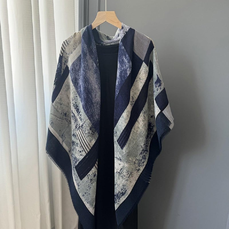 K-Elewon Large Square Scarf 51" Cotton and Linen Scarf Fashion Scarves Hair Wrapping Scarfs Neck Scarves for Women H23-01 - Image 5