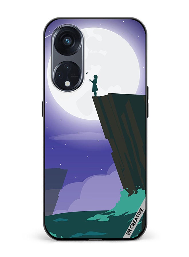 VR CREATIVE Protective Case Cover For Oppo Reno8 T 5G Dramatic Atmosphere Design Multicolour - Image 1