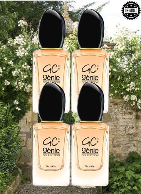 4 Pieces Genie Perfume Number 8828 25ml EDP