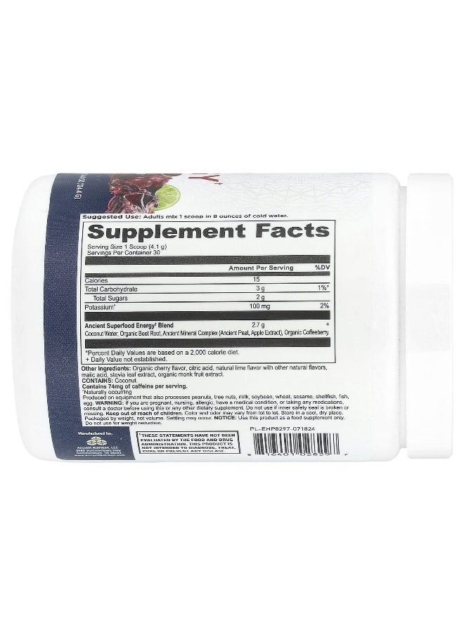 Ancient Nutrition - Ancient Nutrition, Clean Energy, Cherry Limeade , 4.4 oz (124.4 g) - Image 1