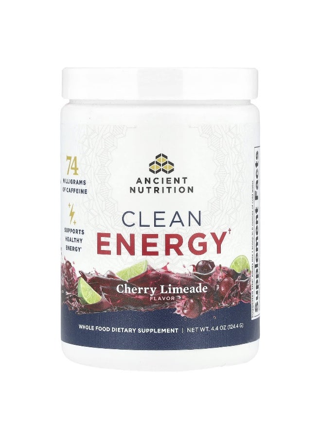 Ancient Nutrition - Ancient Nutrition, Clean Energy, Cherry Limeade , 4.4 oz (124.4 g) - Image 1