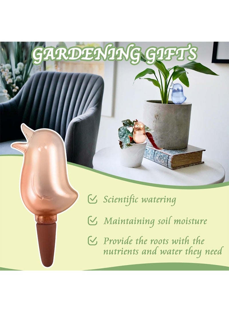 ايكانبو مجموعة من 3 مسامير ري ذاتية، كرات ري للنباتات الداخلية، مسامير ري أوتوماتيكية على شكل طائر، أجهزة ري للنباتات (أحمر + أزرق + أحمر) - Image 5