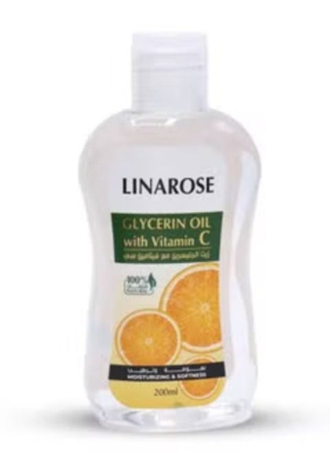 LinaRose Glycerin Oil With Vitamin C To Moisturize The Skin - 200 ml