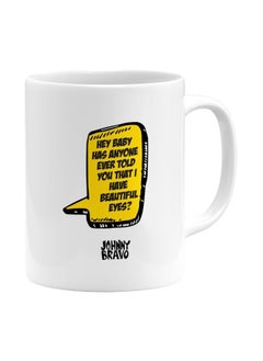 LIT Quote Johnny Bravo Ceramic Coffee Mug  - Image 1