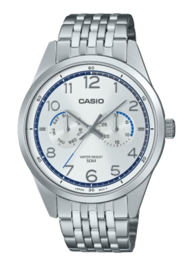 CASIO ساعة كاسيو MTP-E340D-7AVDF أنتيزر للرجال التناظرية