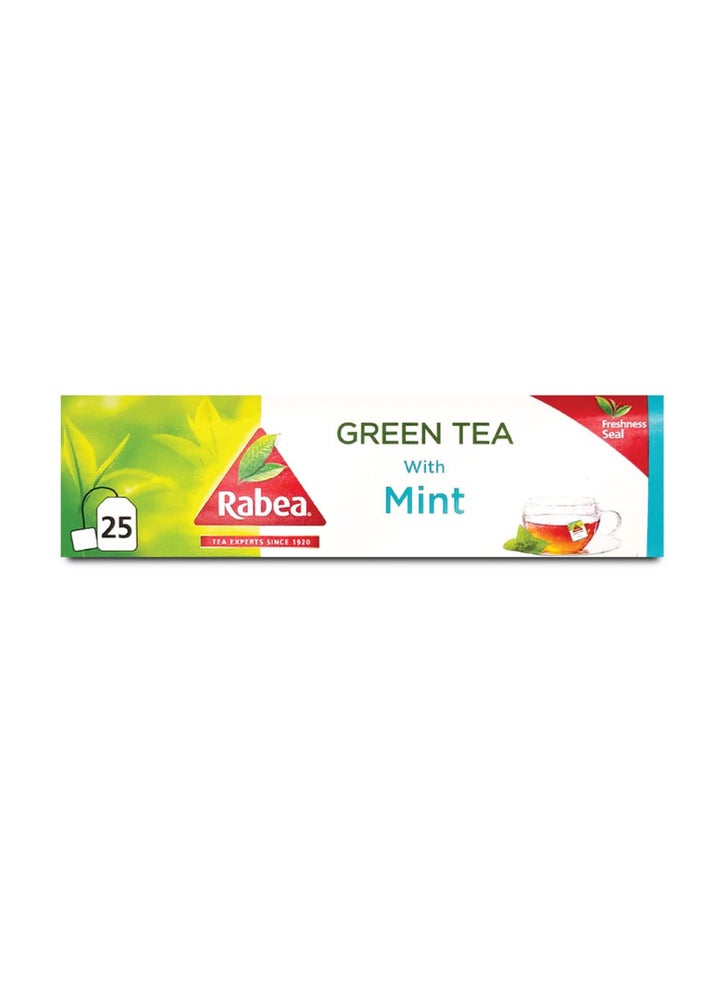 Green Tea Rabea Tea Buy Rabea tea Green Tea With Mint 25 Bags Online | 15 Minutes Instant ...