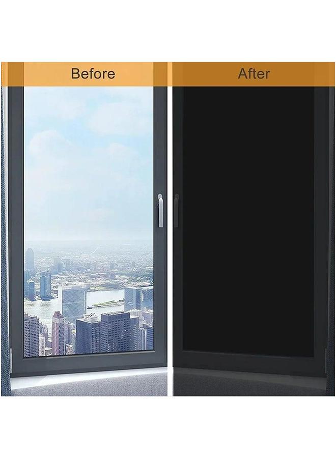 HOMESTAR Portable Blackout Curtains With Self Adhesive Tape For Bedroom Living Room Bathroom And Attic 145*200 - Image 3