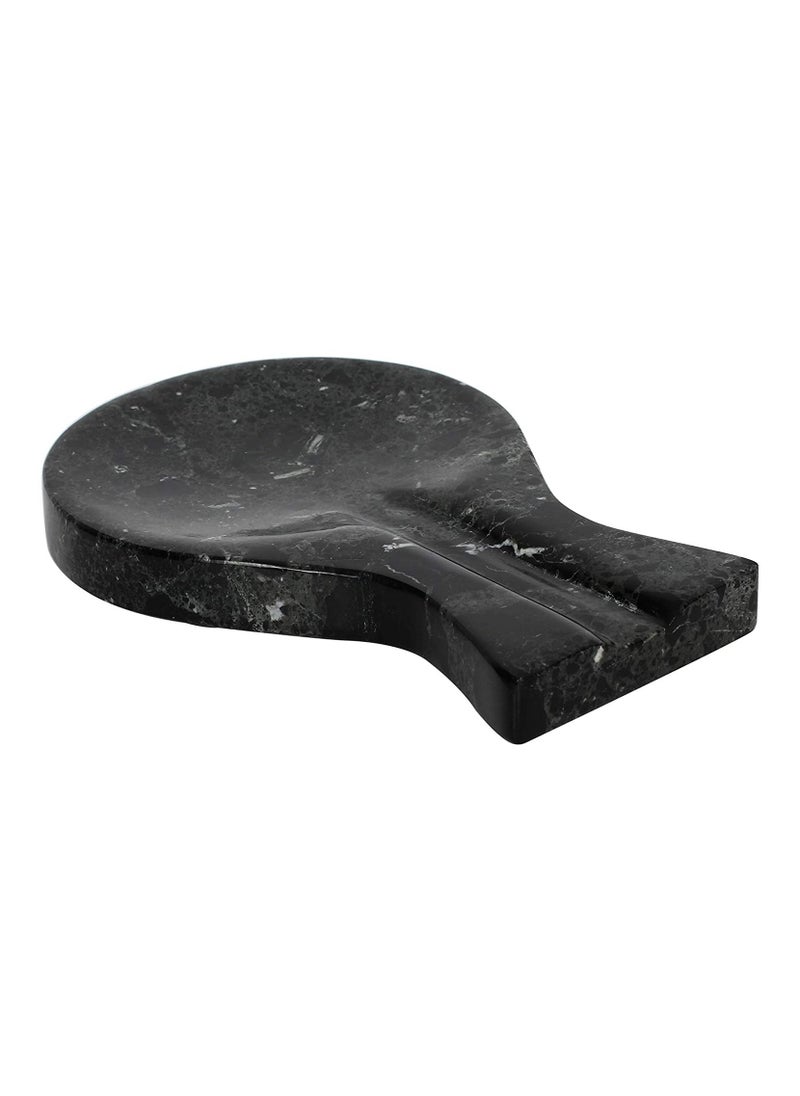 RADICALn RADICALn Spoon Rest Black Handmade Marble Big Utensils Organizer Kitchen Storage Accessories  - Image 1