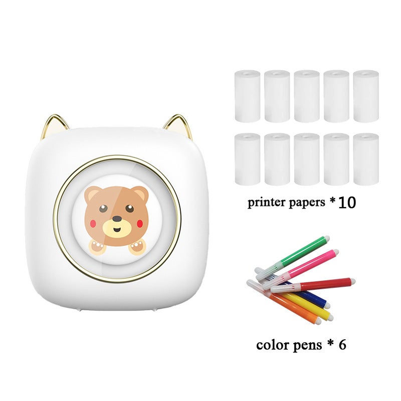 New Wrong Question Mini File Printing Ink-Free Printing Bluetooth Connection Convenient Machine Batch Portable - Image 1