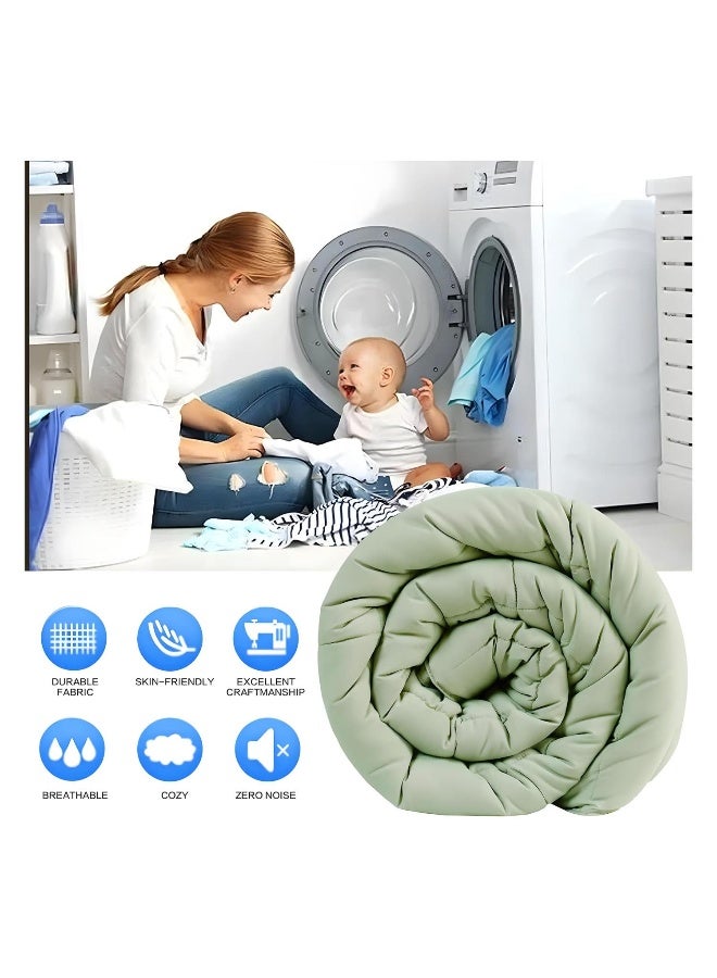 Pan Home لحاف ويست لاند القابل للعكس لجميع الفصول 160x240 سم - أخضر - Image 1