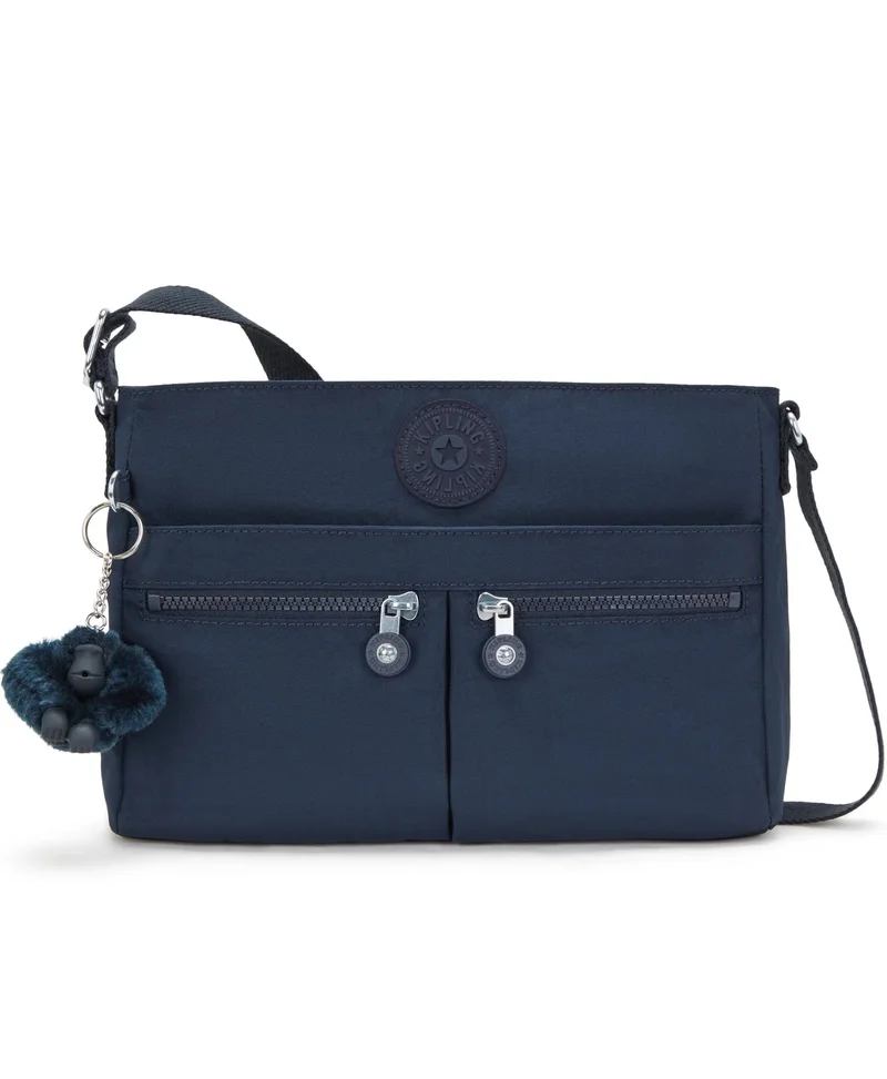 كيبلينغ حقيبة كروس بودي نسائية صغيرة أنجي - أزرق