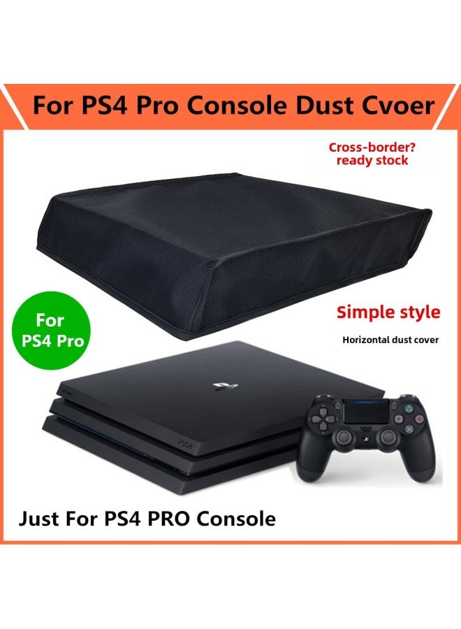 Digital Computer/game Console Protective Case - Transparent Crystal Clear Acrylic Shell Customizable Led Lighting-Product Color:PS4 Pro Dust Cover Oxford Cloth Black - Image 1