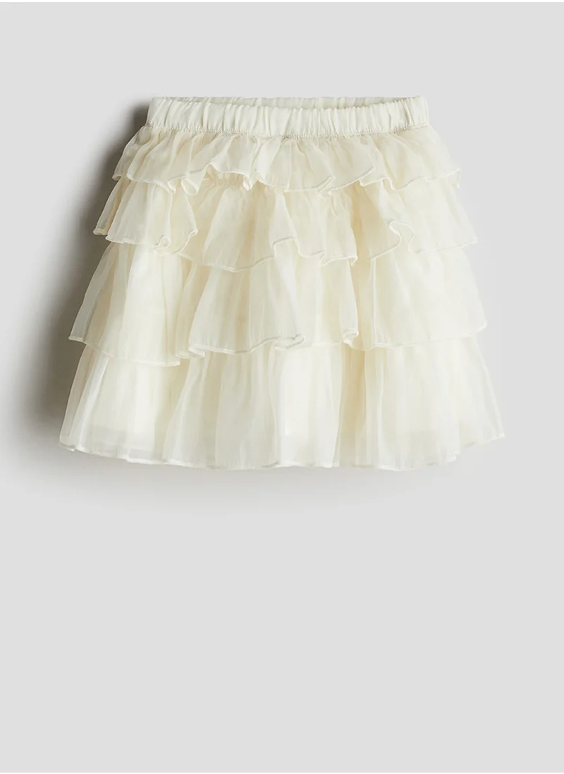 اتش اند ام Flounced Organza Skirt