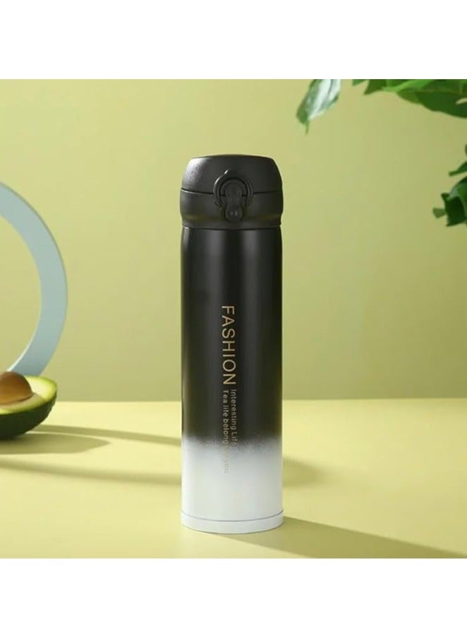 QSHOP QSHOP® Fashion Thermos Mug 500ml Vacuum Travel Mug Healthy Stainless Steel Thermos Insulated Thermos with Airtight Lid  - Image 1