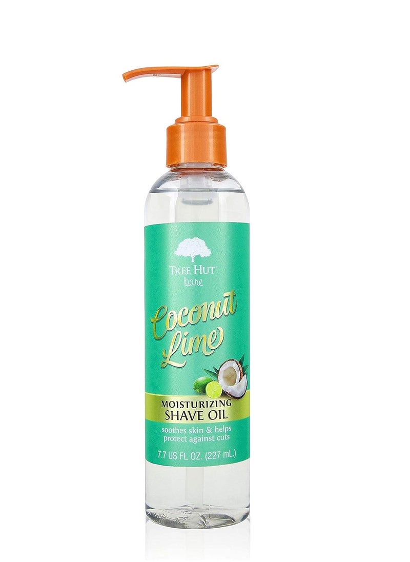 Tree Hut Tree Hut bare Moisturizing Shave Oil, Basic, Coconut-Lime, 7.7 Fl Oz  - Image 1