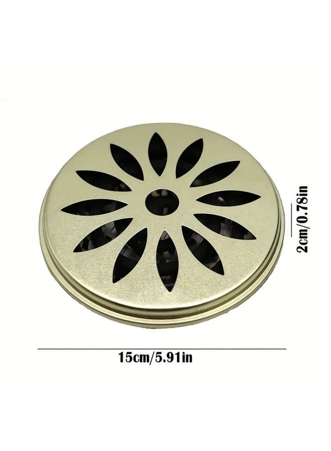 2pcs Large Mosquito Coil Holder With Cover Portable Serrated Ash Tray Set - Image 4