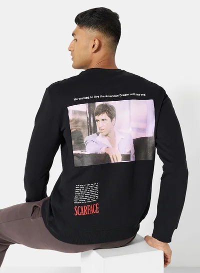 Only & Sons Scarface Crew Neck Sweatshirt