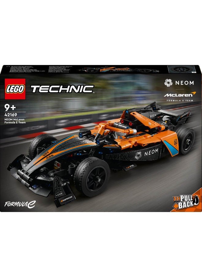 LEGO Technic Neom Mclaren Formula E Race Car 42169 Building Toy Set  - Image 1