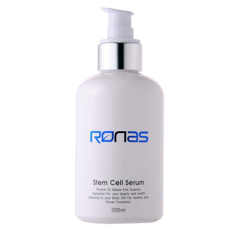 Ronas Stem Cell Serum Korean Facial Moisturizer with Hyaluronic Acid Licorice Extract Squalan Face Serum For Women Revitalizing Skin Barrier Strengthening 676floz