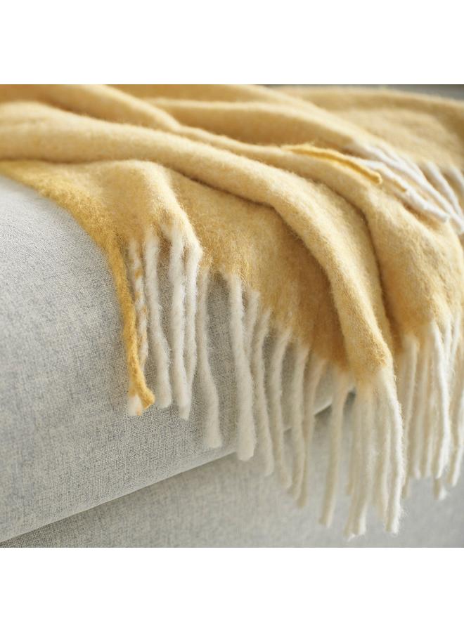 erorex Throw, beige-yellow, 130x170 cm - Image 2